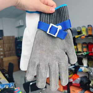 UT Ansi A9 <span class=keywords><strong>Gants</strong></span> <span class=keywords><strong>anti</strong></span>-coupure en fil d'acier inoxydable de qualité alimentaire de haute qualité, couteau en métal en maille, gant de boucher résistant aux coupures, <span class=keywords><strong>cuisine</strong></span> - Product Image 2