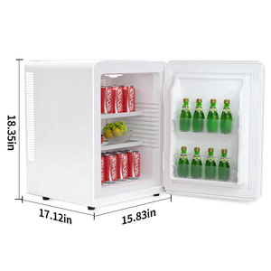 Refrigerador compacto Vanace estilo Retro 31 litros sin ruido enfriador de bebidas <span class=keywords><strong>mini</strong></span> <span class=keywords><strong>nevera</strong></span> eléctrica <span class=keywords><strong>para</strong></span> dormitorio - Product Image 2