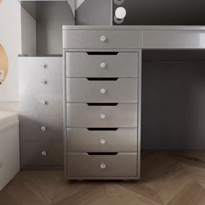 Bàn với ngăn kéo, hiện đại nhà văn phòng máy tính bàn Reversible Vanity bàn - Product Image 3