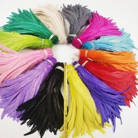 Plumes de coq en gros 30-35 cm, plumes de queue de coq pour artisanat DIY, décorations de costumes de carnaval et de festival de samba