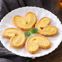 Palmiers, pâtisserie française, biscuits croustillants, dessert, goûter, boîte et sachet de 150g, en-cas en gros