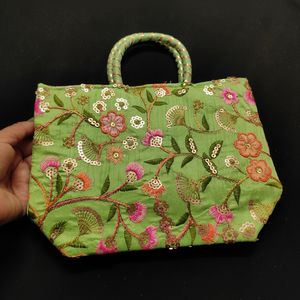 Lo último indio hecho a mano elegante bordado hermoso elefante bolsa Potlis bolsas de joyería bolsas con cordón bolsos para regalos - Product Image 1