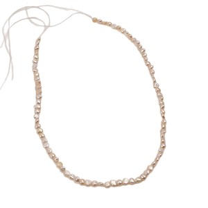 Perles d'eau douce naturelles de 4-5 mm, forme baroque, brillantes des deux côtés, avec trou latéral, semi-finies, perles en vrac, accessoires de bijoux - Product Image 5