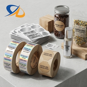 Adesivi Personalizzati con Logo Personalizzato, <span class=keywords><strong>Etichette</strong></span> Promozionali in Vinile Stampate, Adesivi Olografici in Rotolo, Stampante per <span class=keywords><strong>Etichette</strong></span> per Bottiglie - Product Image 1