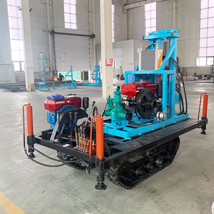 Pequeña perforadora <span class=keywords><strong>de</strong></span> agua <span class=keywords><strong>de</strong></span> alto torque para la construcción <span class=keywords><strong>de</strong></span> pozos <span class=keywords><strong>de</strong></span> agua en terrenos agrícolas con capas <span class=keywords><strong>de</strong></span> grava y suelo duro. - Product Image 3