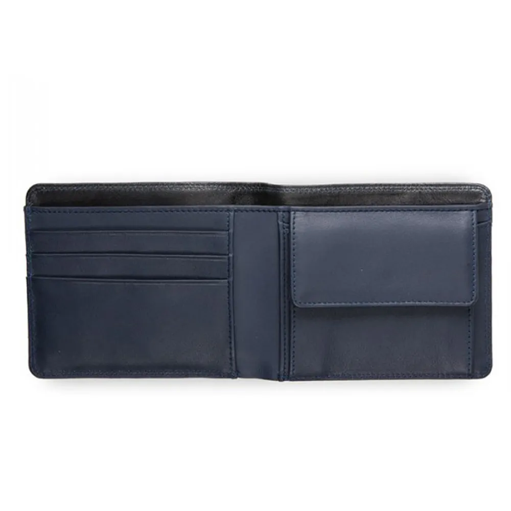 Wholesale Classical Design OEM Bifold Closure Pure Real Leather Genuine Cowhide Leather Minimalist Men Wallet