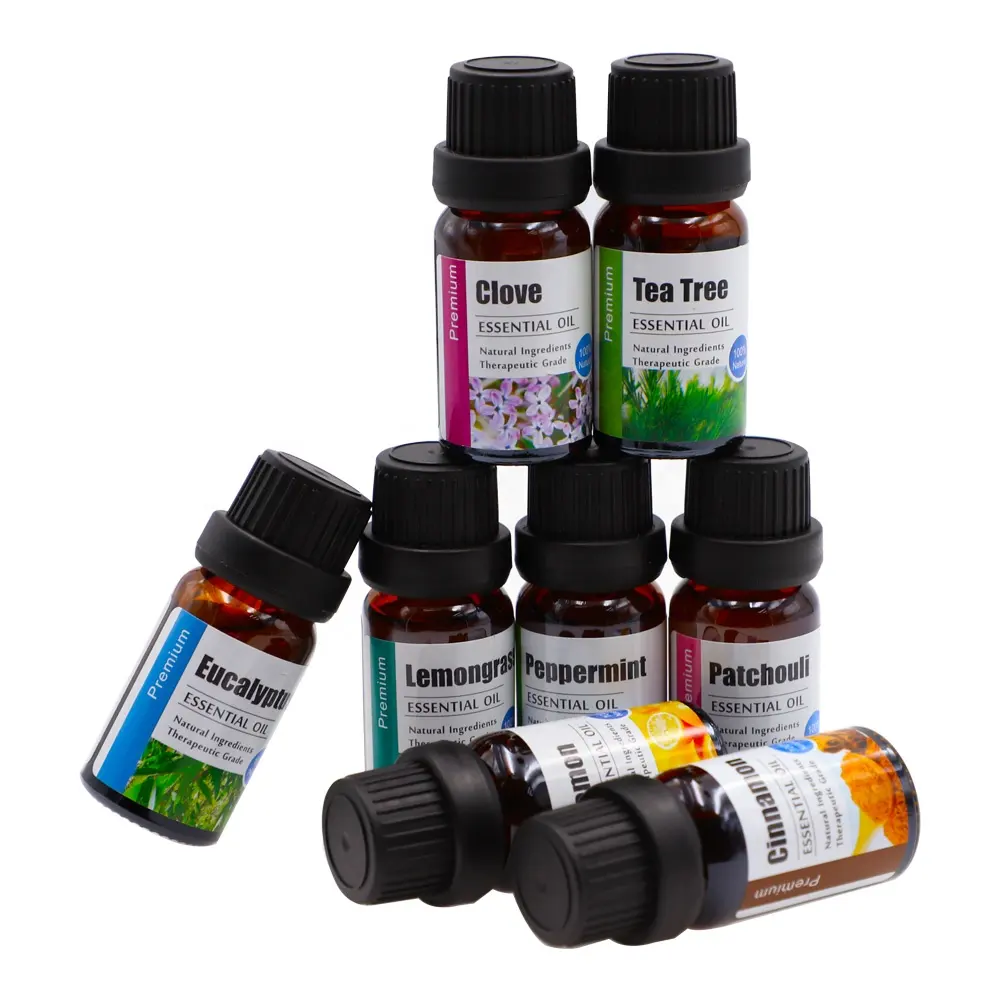 Label Pribadi 100% Minyak Esensial Alami Murni Set Minyak Esensial Aromaterapi Kelas Terapi Sebagian Besar