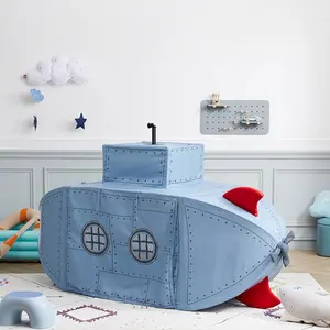Tent Kids Asweets 2023 Submarine Playhome Kids Toy Tent Indoor Handmade Tent Kids Playhouse