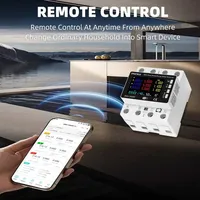Compteur d'énergie intelligent WiFi triphasé Tuya, protecteur de tension, relais, interrupteur, limiteur de courant 80A, minuterie, 110V 220V, haute précision