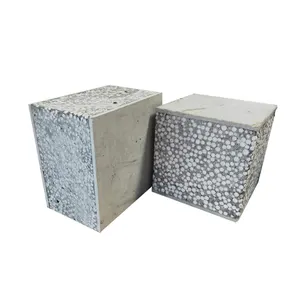 Painel de sanduíche de concreto pré feito feito para cimento eps como placa de parede de espuma de cimento interior e exterior