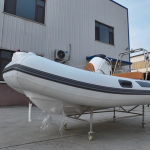 Nuevo Diseño 2026 RIB-360, Bote Neumático Semirrígido con Casco de Fibra de Vidrio, Fondo en V Profunda, Bote Inflable - Product Image 6