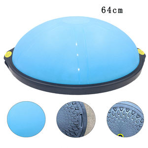 Ballon de yoga demi-équilibre en PVC avec logo personnalisé pour le Pilates <span class=keywords><strong>et</strong></span> les exercices de fitness, comprend une pompe à pied - Product Image 2