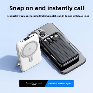 Power Bank Magnetico per Ricarica Super Veloce 4-in-1 con Supporto, <span class=keywords><strong>Caricabatterie</strong></span> <span class=keywords><strong>Portatile</strong></span> da 20000mAh - Product Image 2