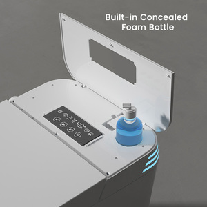 Inodoro Inteligente Moderno sin Contacto, de Una Pieza, con Bidé y Descarga Automática, con Sensor de Pie, para Venta al por Mayor en América del Norte - Product Image 2