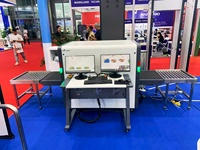 Scanner de bagages à rayons X à double vue 3D avec détection automatique des menaces par IA