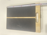 Planche d'étirement en bois massif en stock, planche d'étirement portable pour mollets, planche d'inclinaison réglable en bois pour la maison