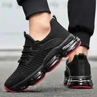 Sepatu Lari Luar Ruangan Serbaguna Modis Musim Panas Pria Sepatu Olahraga Sol Lembut Bantalan Ultra-ringan Bersirkulasi Udara Ukuran Besar