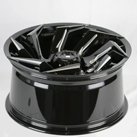 Rines Cóncavos de Aleación de Aluminio 4x4 Negros Fresados de 17*9 18*9 20*9 6x139.7 en Oferta