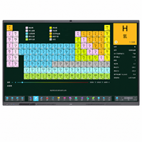 Interaktives Whiteboard für Bildungszwecke 55/65/75/86 Zoll Ultra HD 4K LED Smart Flat Panel Schulunterrichts-Bildschirm 50-Punkt-Touchscreen