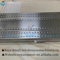 Espaciador de Aluminio Chino de Diseño Moderno y Económico, Duradero, Insonorizante, Fácil de Instalar, Sellado para Ventanas y Puertas de Doble Acristalamiento