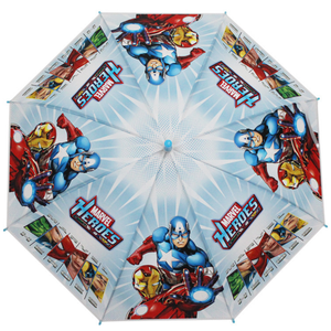 Parapluie droit pour enfants, transparent, de haute qualité, pas cher, avec motifs de dessins animés, en polyester, imprimé, couleur personnalisée, impression numérique - Product Image 4
