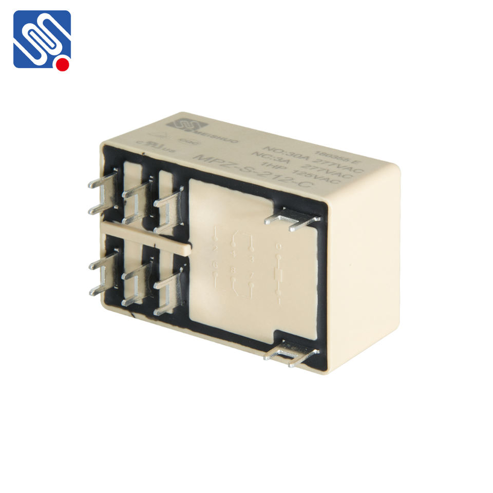High Quality MPZ-S-212-C Air Conditioner Relay High Power 277V AC 2 Group 30A Silver Alloy Miniature Size Sealed