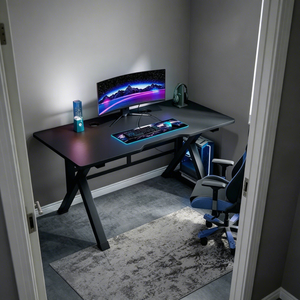 Ensemble Table et Chaise de Gaming PC Moderne Grande Taille Personnalisable, Design Modulaire, Hauteur Réglable, Pieds en Acier 40mm pour Bureau et Jeux - Product Image 2