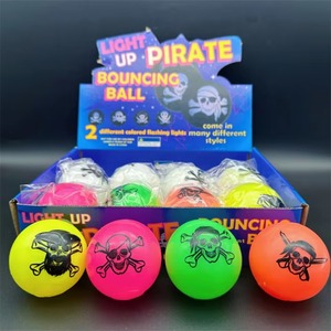 Pelota de Juguete Multifuncional de TPR con Purpurina Brillante de Pirata de la Fábrica HAPU, para Niños, Unisex, para Halloween - Product Image 2