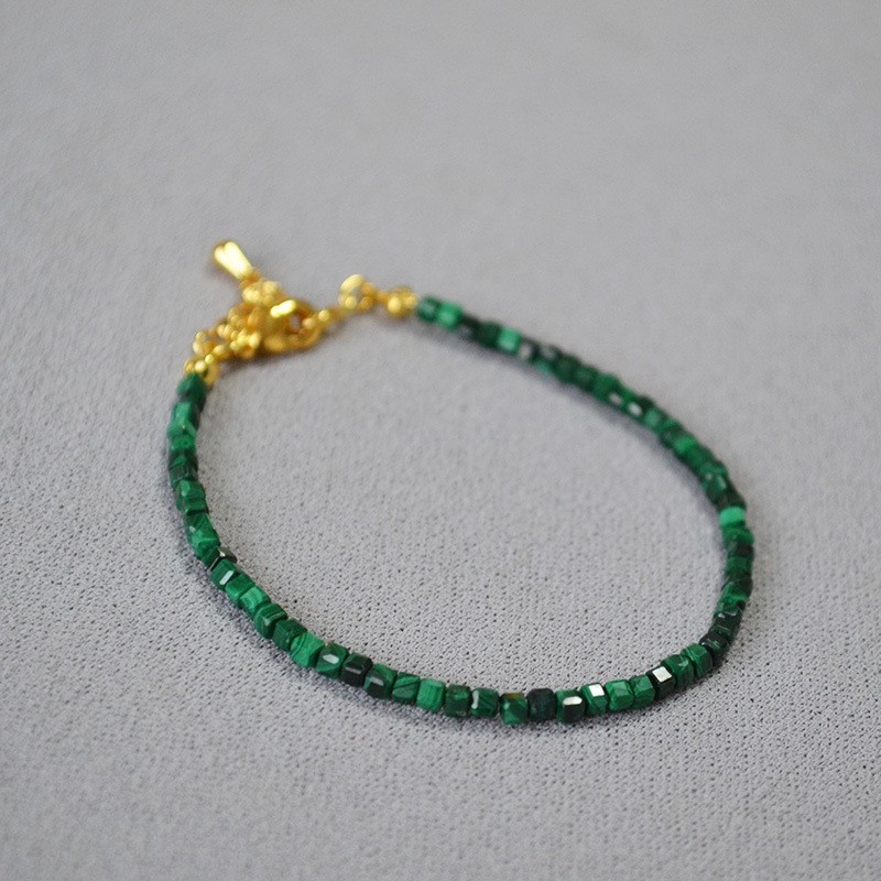 Gold 2-2.5MM Malachite