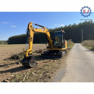 Excavatrice compacte d'occasion Cat306E2 de 6 tonnes à faible consommation d'énergie pour la préparation des terres agricoles, économique en carburant et rentable, prête à être expédiée - Product Image 1