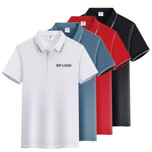Polo de Lujo Transpirable para Hombre, Tejido con Disipación de Calor, Uniforme de Empresa, Viajes al Aire Libre, Secado Rápido, Ajuste Cómodo - Product Image 2