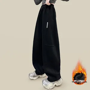 <span class=keywords><strong>Pantaloni</strong></span> Dritti <span class=keywords><strong>in</strong></span> Velluto Lavorato a Maglia per Ragazze - Caldi e Comodi Stile Coreano con Vita Elastica per Bambini - Product Image 1