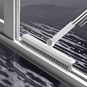 Juego combinado de <span class=keywords><strong>pala</strong></span> de basura <span class=keywords><strong>plegable</strong></span> para el hogar <span class=keywords><strong>y</strong></span> recogedor, <span class=keywords><strong>escoba</strong></span> grande con cabeza de PET para barrer el polvo - Product Image 1