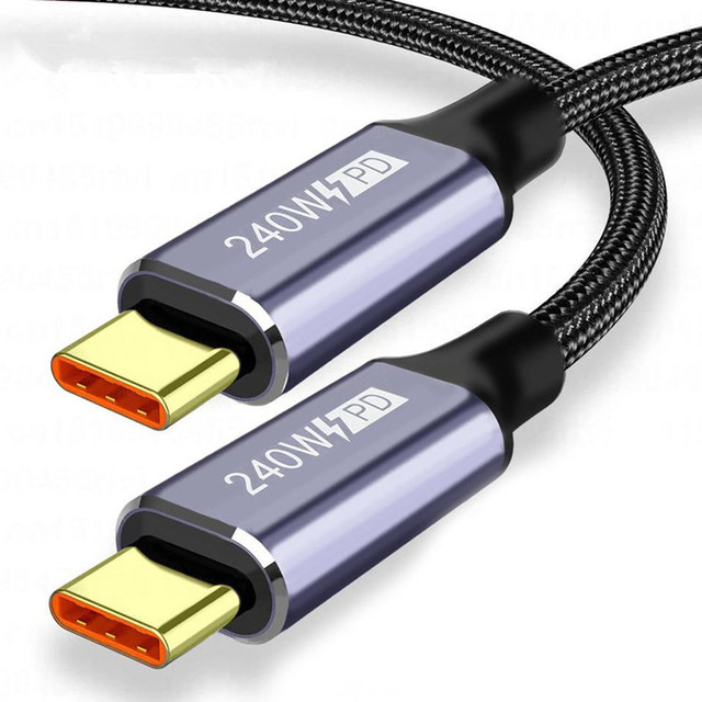 240W USB C to USB C Charger Cable for iPhone 15/MacBook Pro/Air