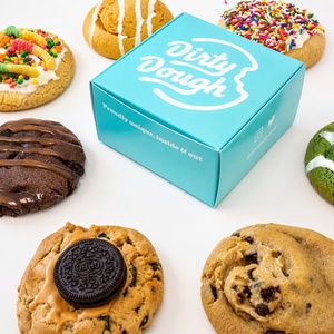 Caja <span class=keywords><strong>de</strong></span> Regalo para 6 Galletas Personalizada con Compartimentos Individuales con Ventana, Caja para Llevar Postres <span class=keywords><strong>de</strong></span> Panadería con Divisores e Insertos - Product Image 4