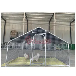 hen run house/walk-in poultry cage/high quality metal chicken run
