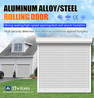 Vente chaude Porte à enroulement en acier inoxydable perforée, ventilée et anti-effraction pour usage domestique/commercial