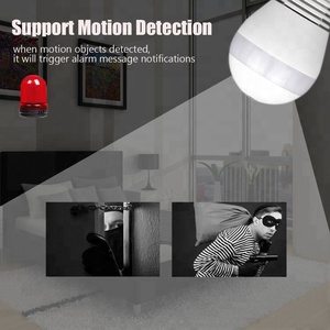 Caméra panoramique V380 <span class=keywords><strong>Wifi</strong></span>, ampoule, 1080P HD, support d'ampoule, sécurité domestique, caméra sans fil, projecteur - Product Image 3
