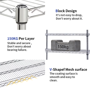 Giá để đồ bằng kim loại chắc chắn, có thể điều chỉnh 6 tầng - Giá để hàng kho & kệ trưng bày cho nhà ở & gara - Product Image 4