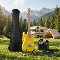 Kit de guitare électrique pour enfants débutants, taille mini, instrument de musique avec amplificateur et accessoires pour enfants