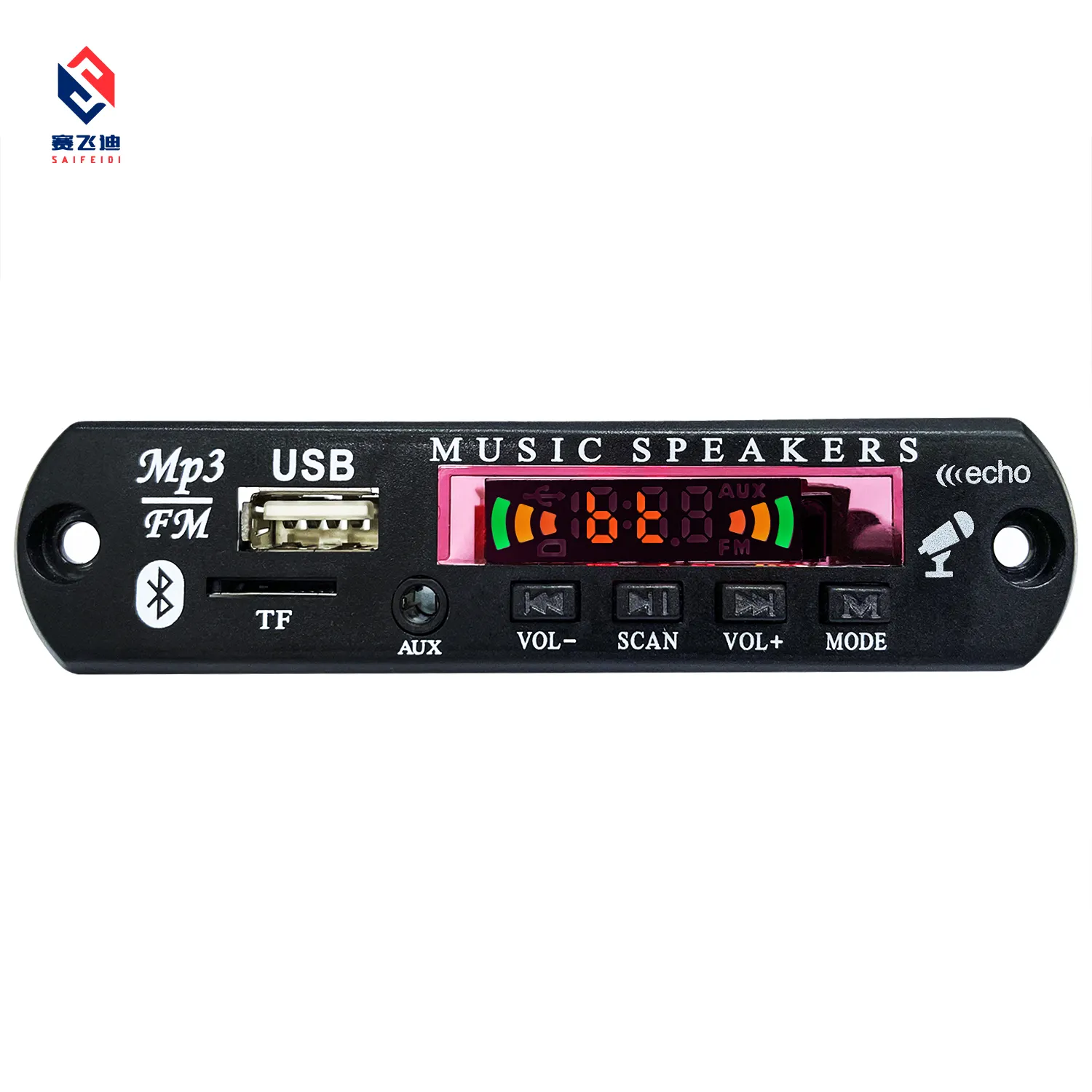 5V 12V Wireless BT USB MP3-Player WMA-Decoder-Karte TF-Karte FM-Radio-Audio-Decoder-Modul BT PANEL BT-Panel