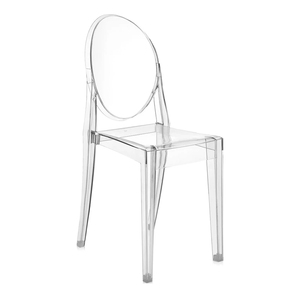 Chaise d'hôte de luxe à dossier rond, transparente, pour événement, mariage, fête, hôtel - Product Image 1