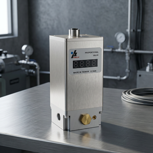 Régulateur de pression électrique proportionnel ultra haute résolution pour gaz 5 bar 70 Psig - OEM personnalisable haute précision 0,005 % FS - Product Image 3