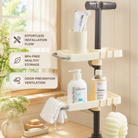 Support de rangement antidérapant pour robinet de salle de bain, organisateur d'évier de cuisine pour savon et éponge