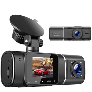 1.5 pouces écran 1080P Dash Cam double objectif caméra intérieure <span class=keywords><strong>voiture</strong></span> caméra enregistreur <span class=keywords><strong>Dashcam</strong></span> 24H moniteur de stationnement <span class=keywords><strong>voiture</strong></span> boîte noire - Product Image 1