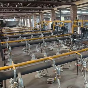 Chaîne de production clé en main de briques en argile cuite : Extrudeuse, coupeuse automatique, empileuse, tunnel de cuisson à gaz, PLC, pompe, moteur - Product Image 1