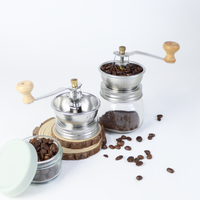 Offre Spéciale : Couvercles pour Moulin à Café Manuel en Acier Inoxydable SS304 pour Bocal Mason