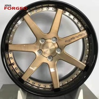 4 Piezas de Llantas Forjadas de Aluminio 5x108, Diseño Cóncavo Profundo de 20 Pulgadas, Acabado Negro Nuevo, Ajuste Universal, 20 mm, 3 Años de Garantía, Personalizadas