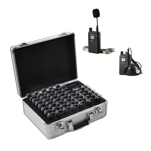 Venta al por mayor de fábrica Whisper para sistema de guía turístico Bluetooth Walkie Talkie inalámbrico para interpretación de conferencias simultánea - Product Image 1