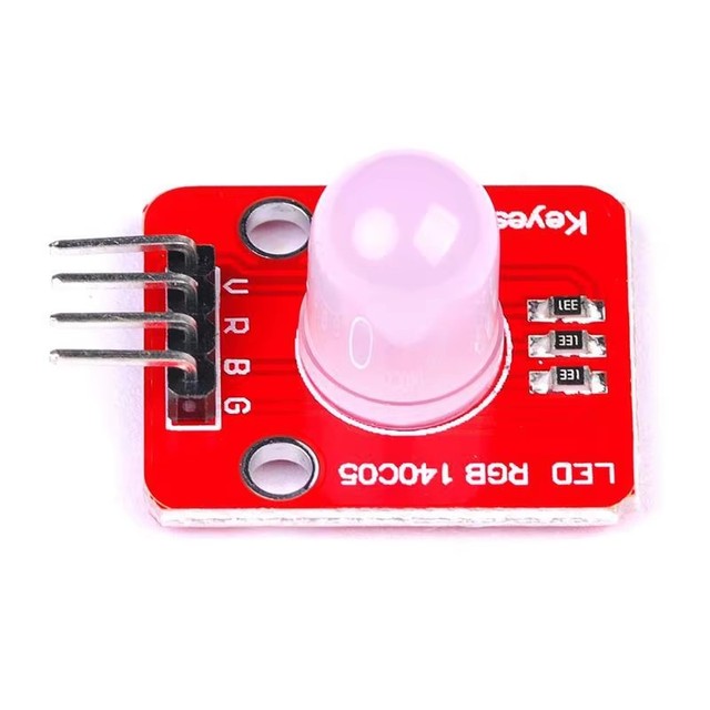 Electronic building block full-color LED module 10mm high-brightness full-color LED